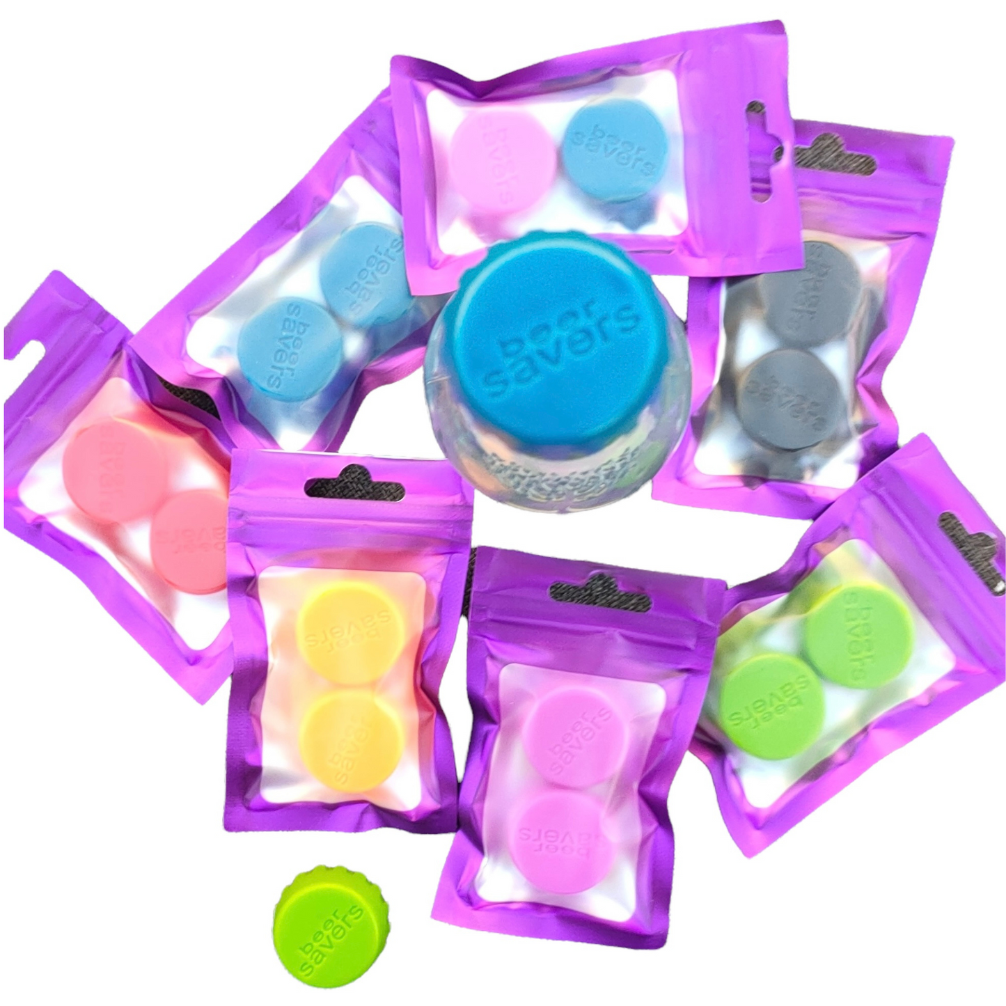 “Beer Saver” Reusable Bottle Caps SPIRIT SPARKPLUGS