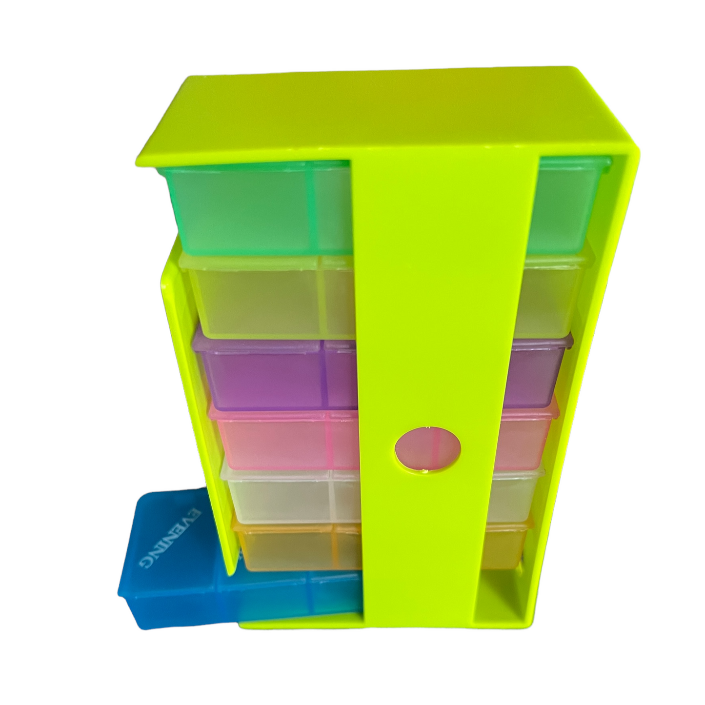 Portable Weekly Pill Box — 3 Compartments Medical SPIRIT SPARKPLUGS