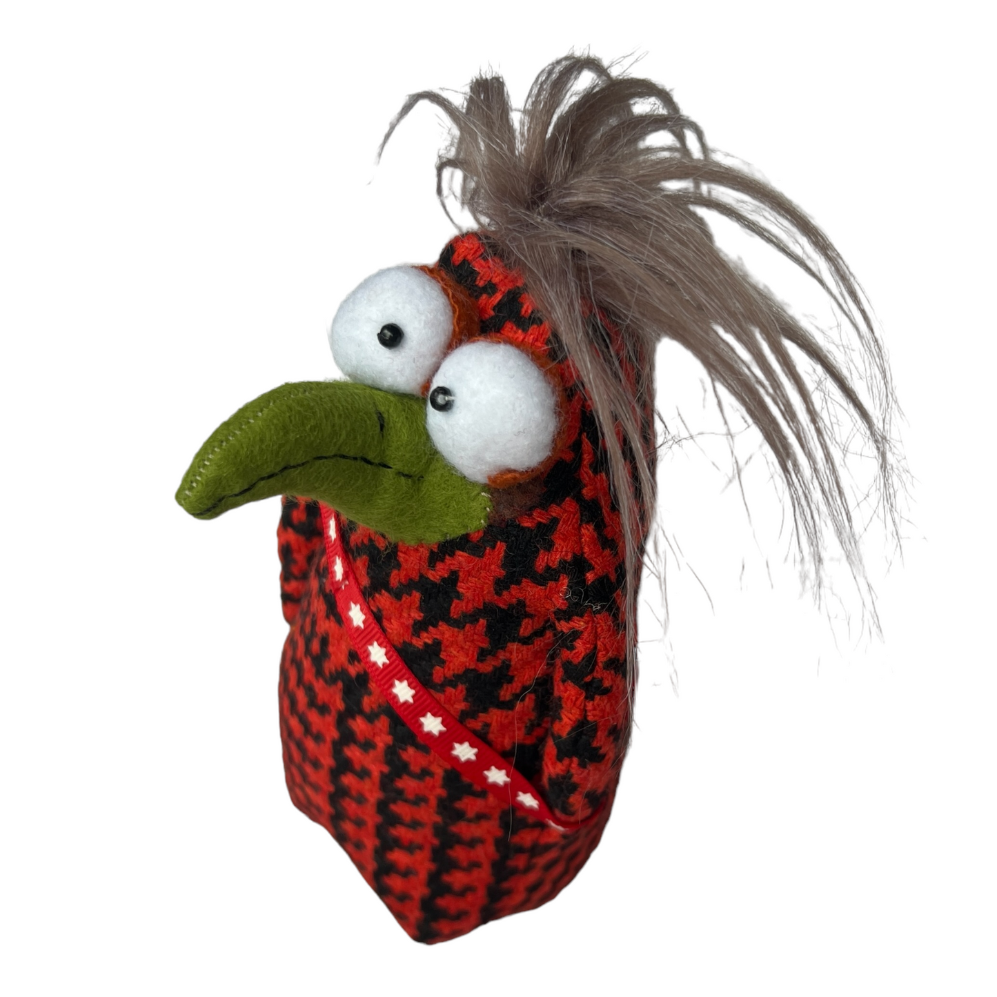 Frazzle Bird Toys & Games Splash Quilting Frazzle Bird Red Tartan
