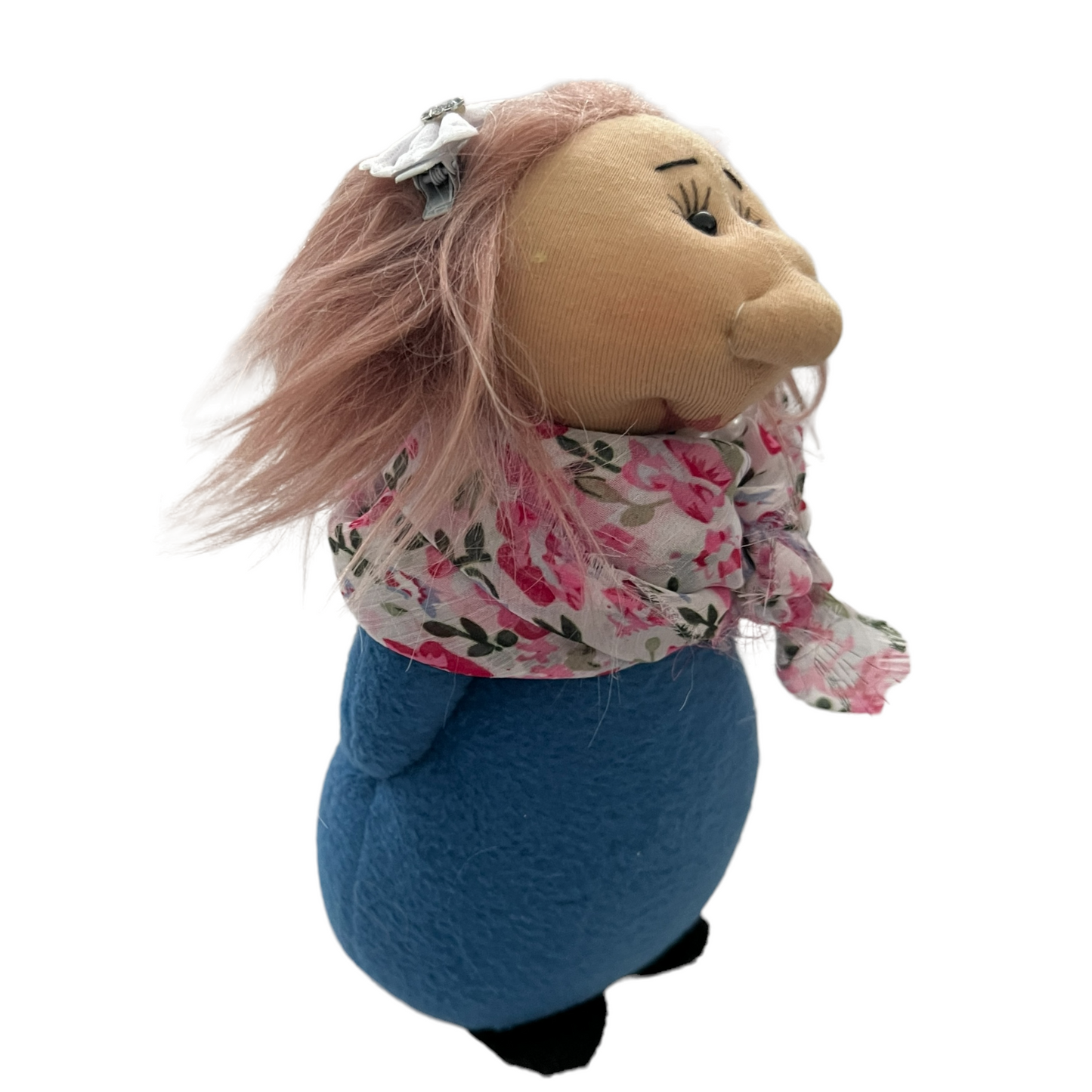 Dear Doris, Weighted Doll Splash Quilting Floral Cotton Scarf