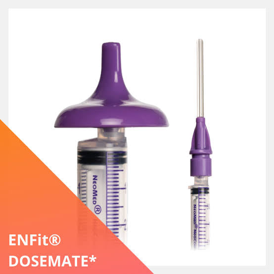 DoseMate — Syringe Adapters for Oral Use by Avanos (ENFit Compatible) Medical Syringes Kylee & Co