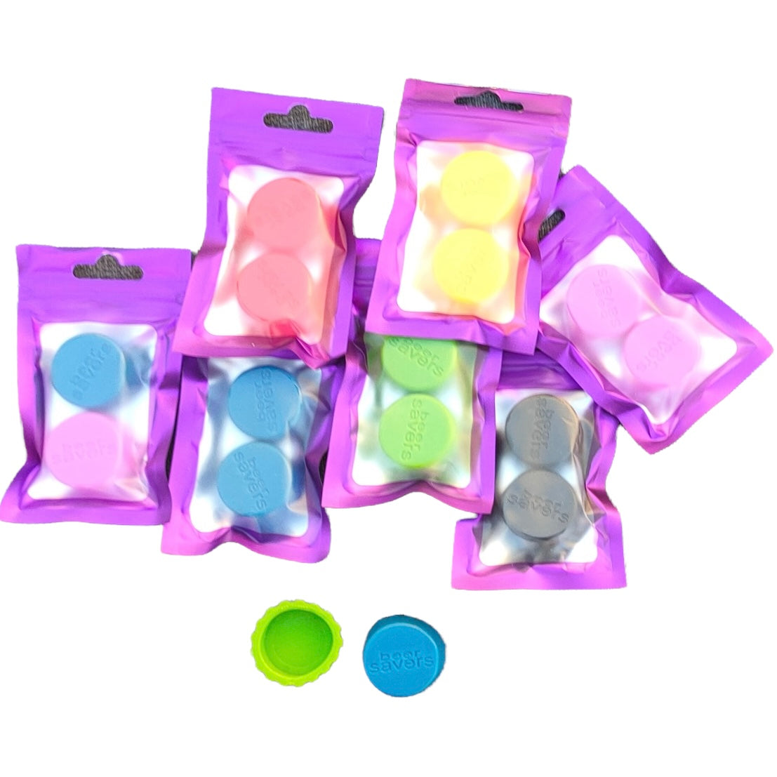“Beer Saver” Reusable Bottle Caps SPIRIT SPARKPLUGS Assorted