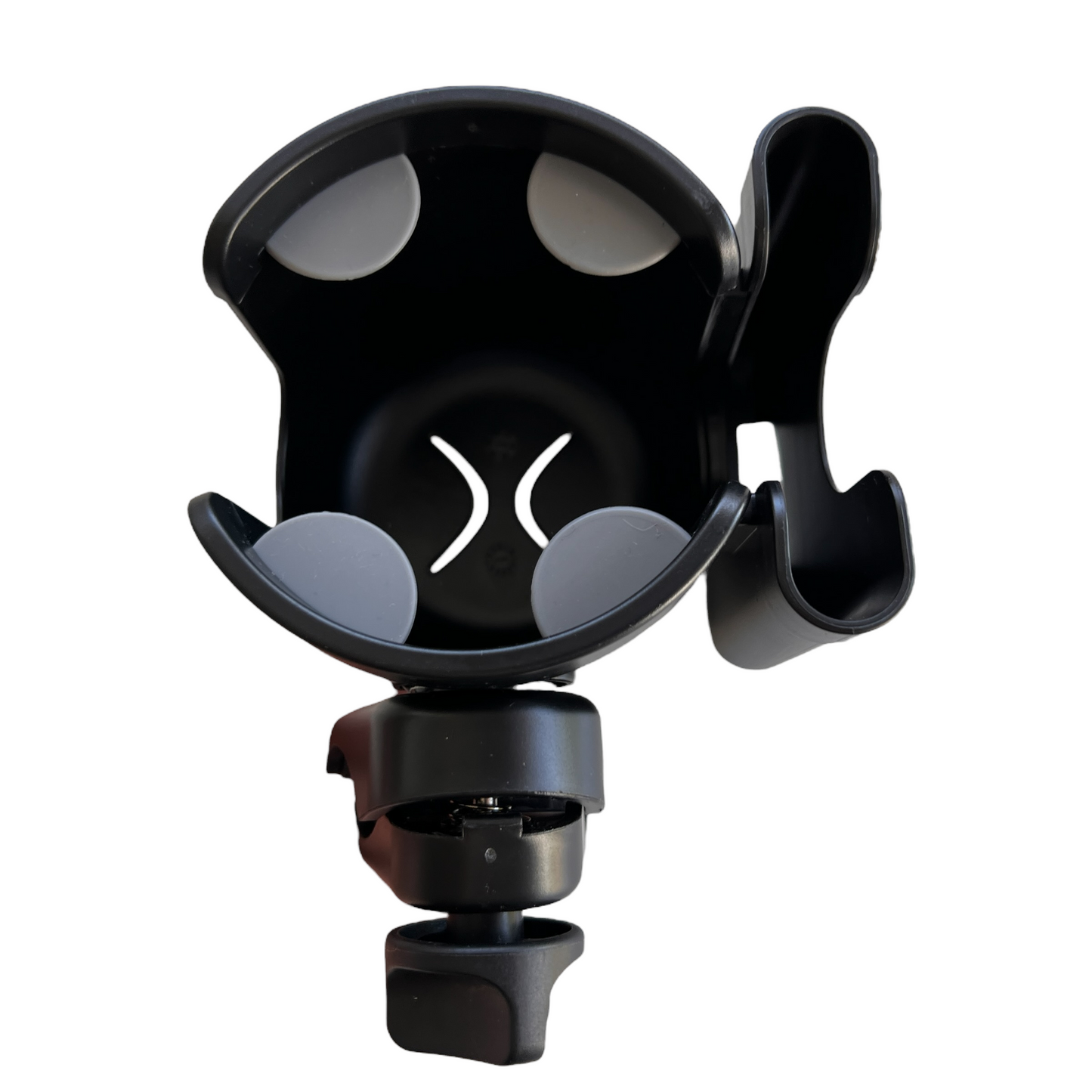 Large Capacity Cup and Phone Holder SPIRIT SPARKPLUGS Black Phone Holder