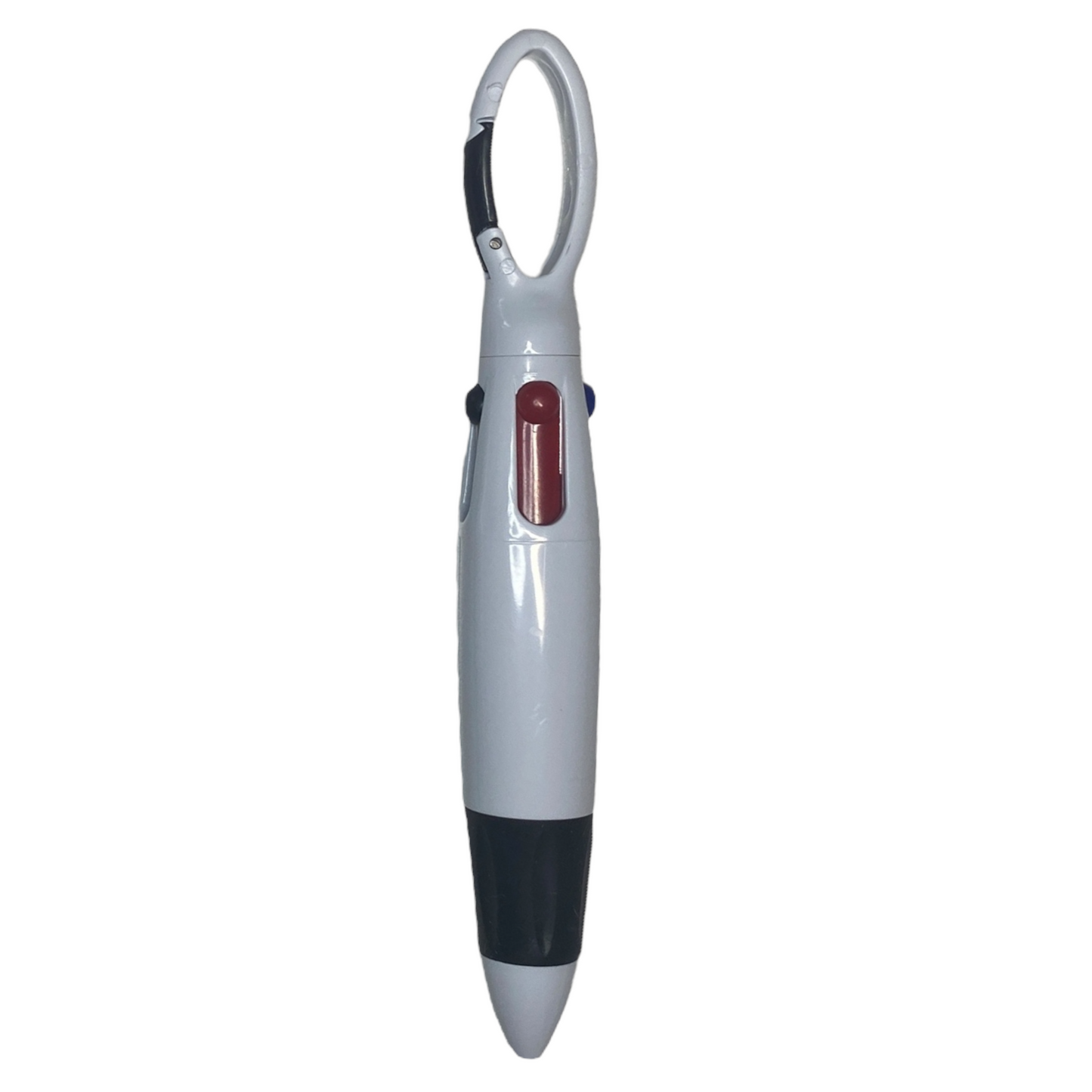 Four Color Pen with Carabiner Clip Stationery SPIRIT SPARKPLUGS Black