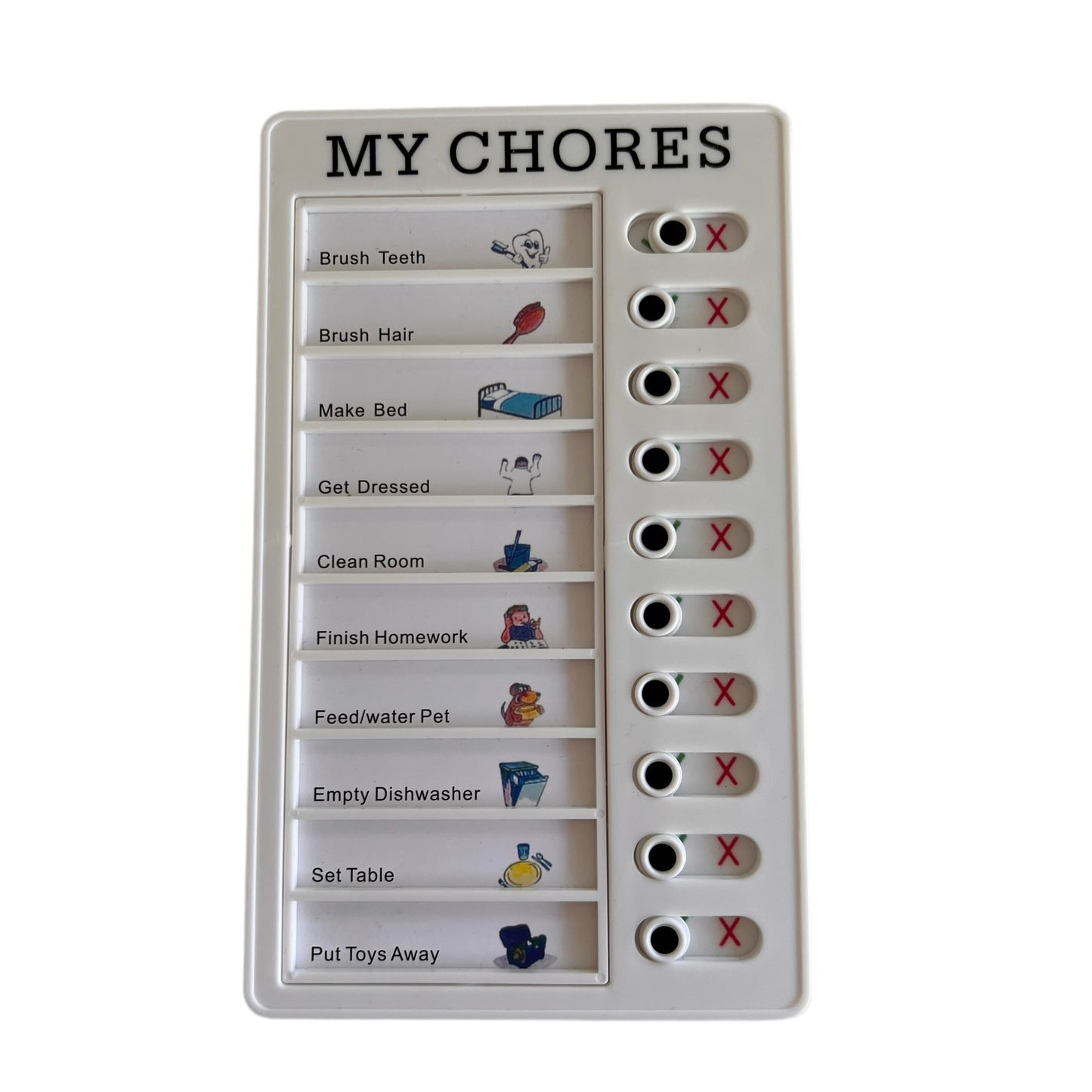 💰🎨 Reusable Daily Chores Chart SPIRIT SPARKPLUGS