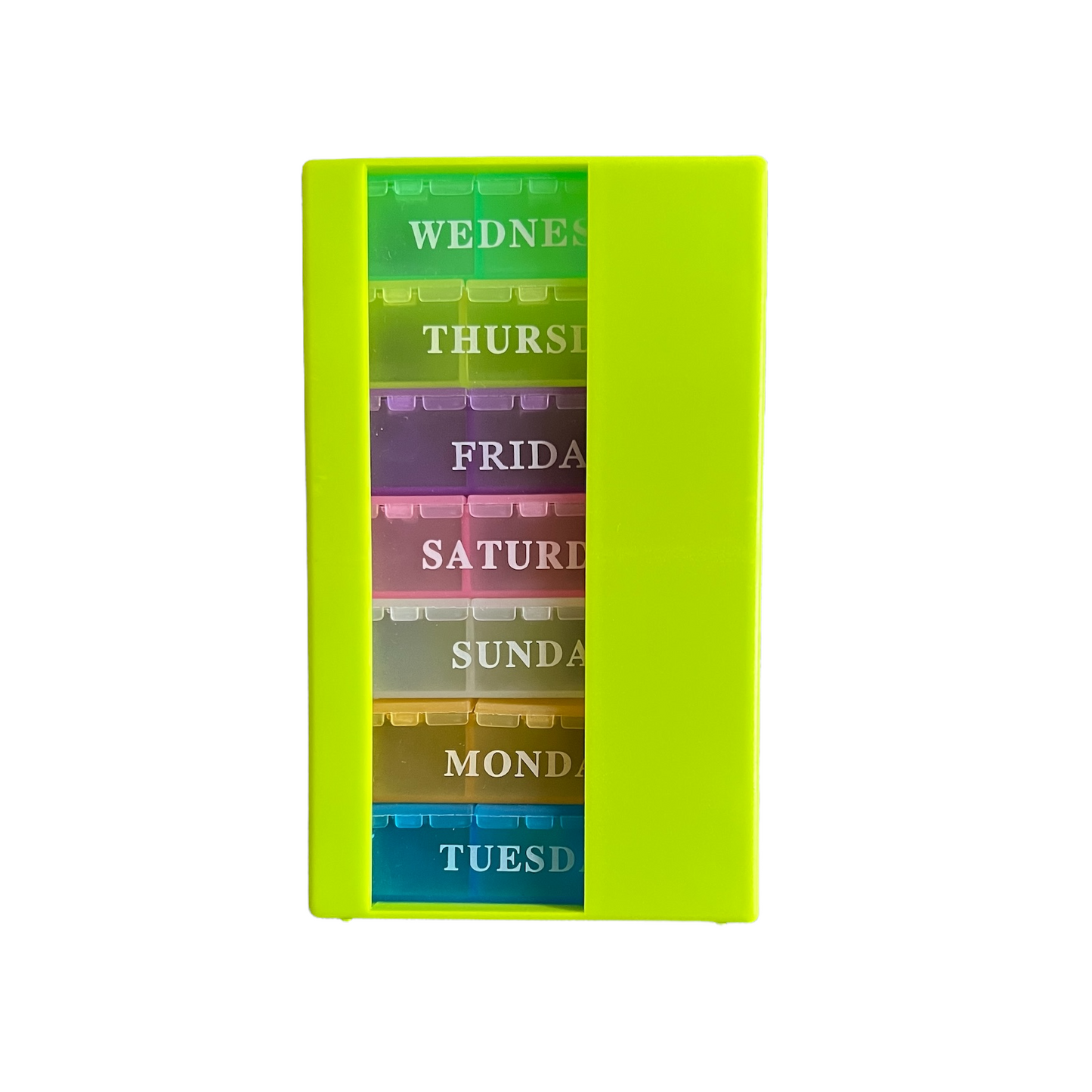 Portable Weekly Pill Box — 3 Compartments Medical SPIRIT SPARKPLUGS