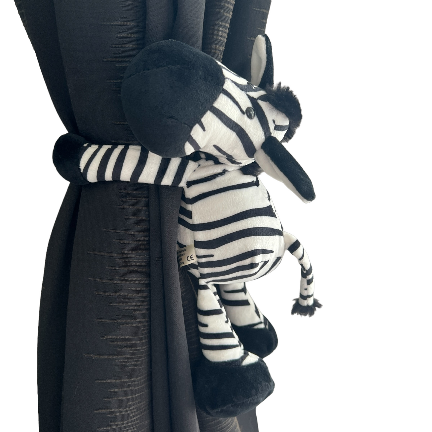 Curtain Holder — Plush (Zebra) Curtain Holdbacks & Tassels SPIRIT SPARKPLUGS