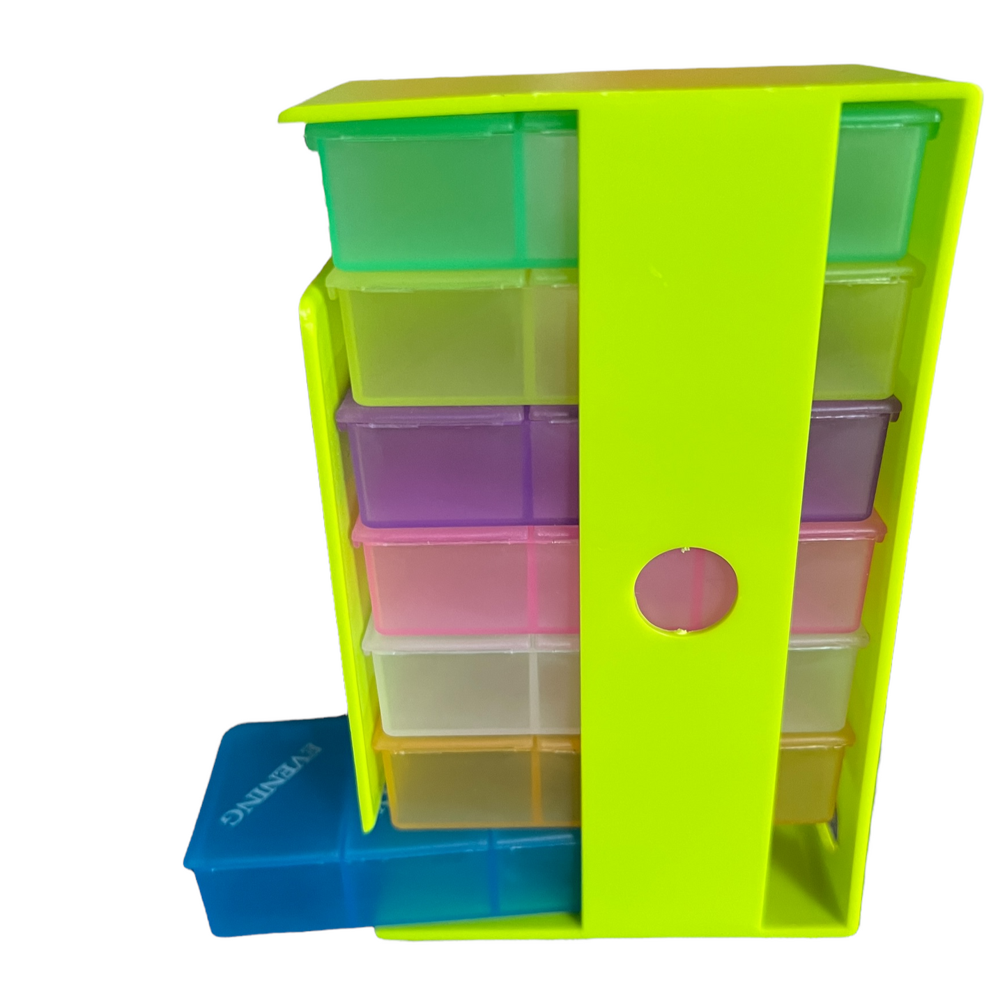 Portable Weekly Pill Box — 3 Compartments Medical SPIRIT SPARKPLUGS