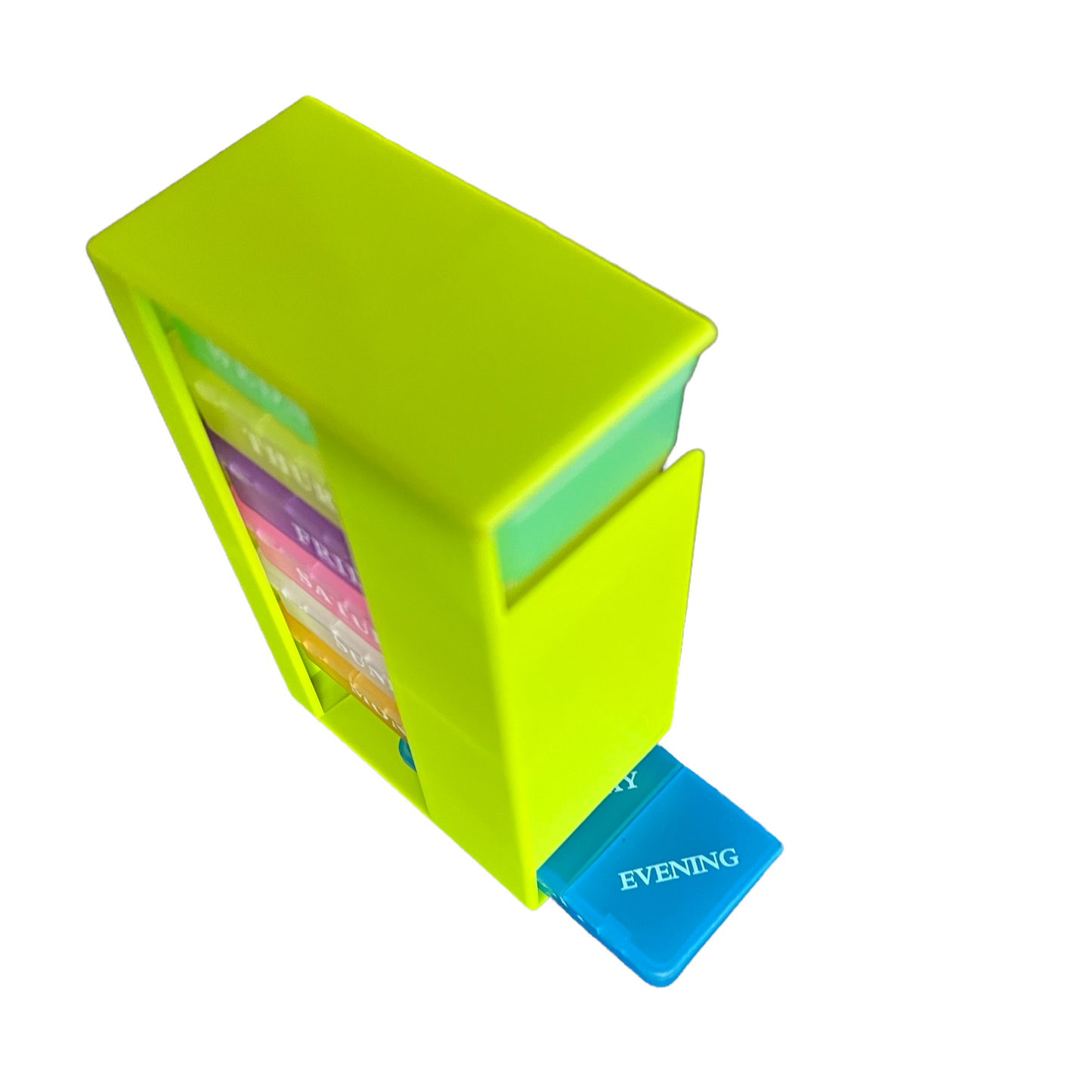 Portable Weekly Pill Box — 3 Compartments Medical SPIRIT SPARKPLUGS