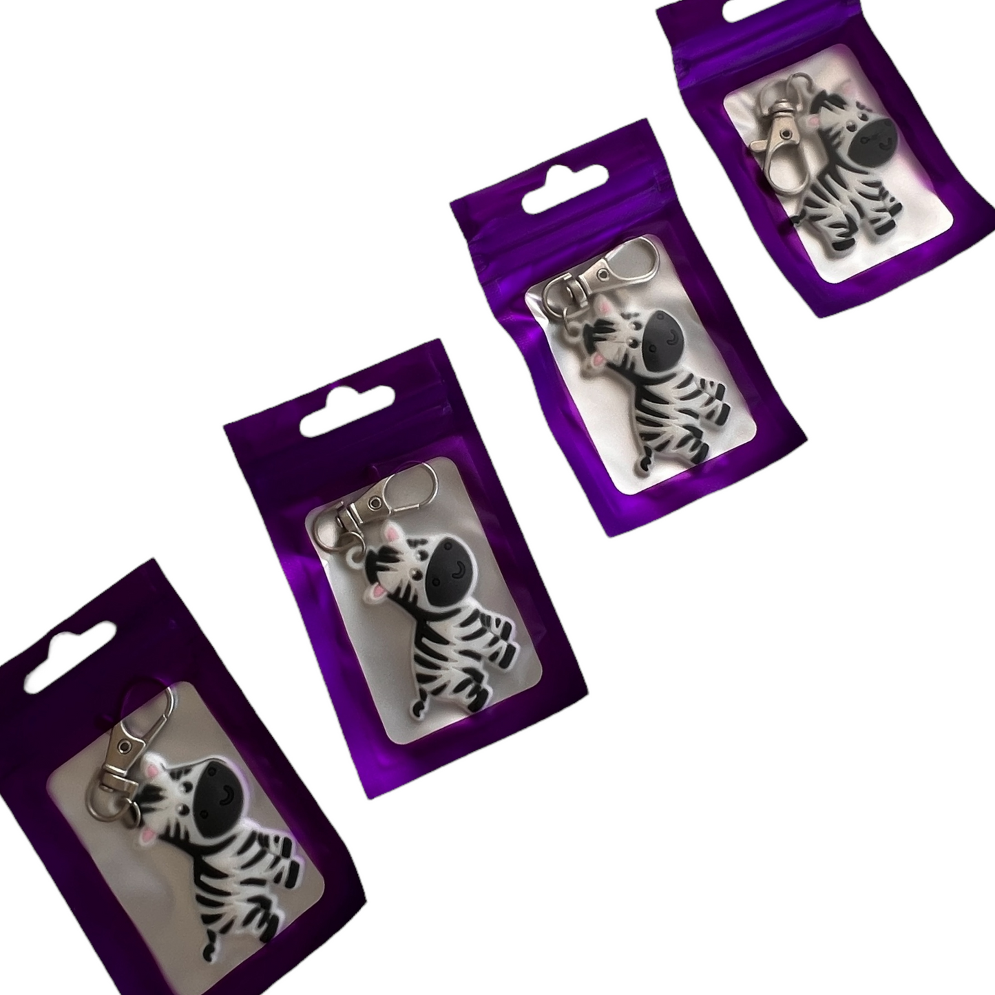 Zebra Keyring (Silicone) SPIRIT SPARKPLUGS