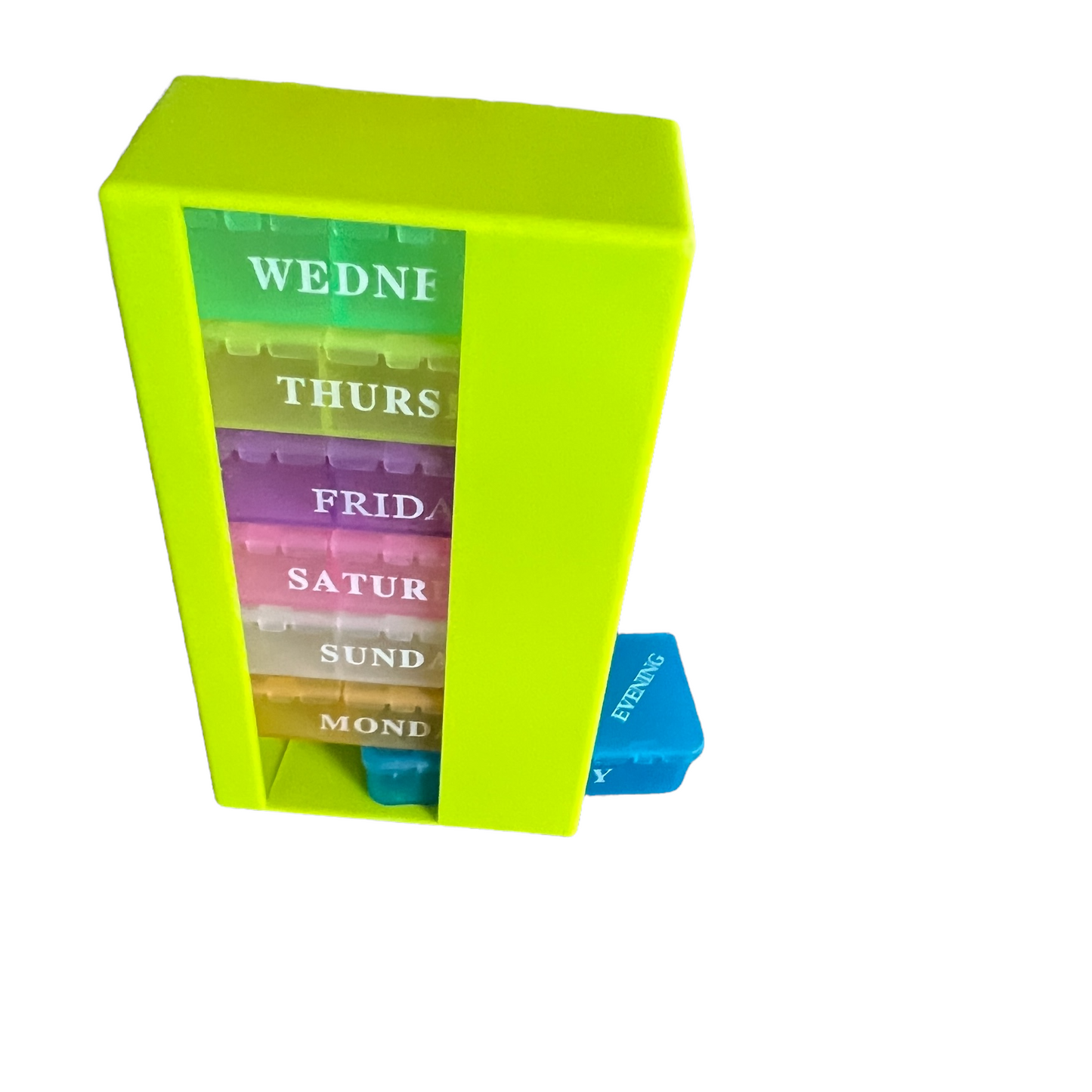 Portable Weekly Pill Box — 3 Compartments Medical SPIRIT SPARKPLUGS