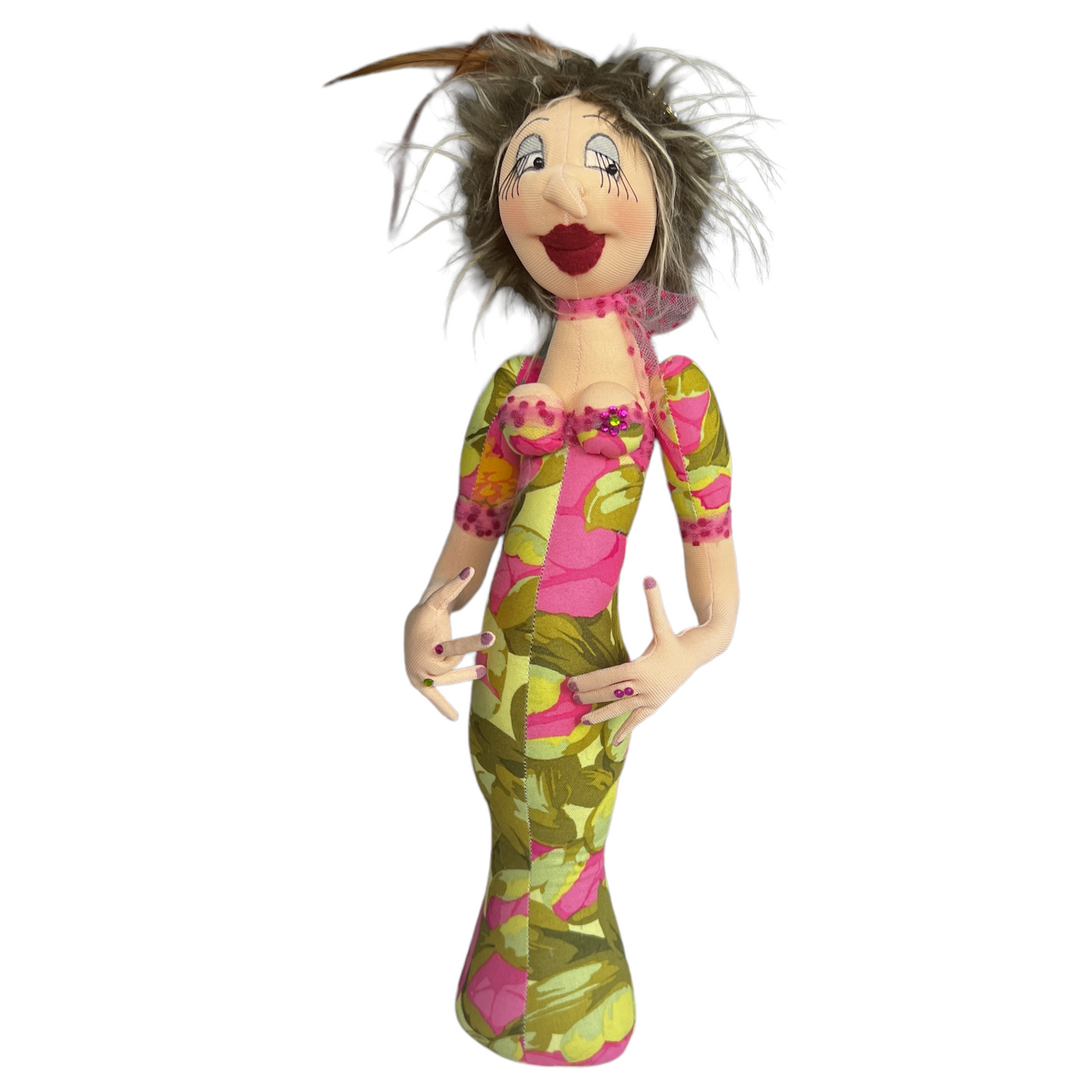 Standing Tall Woman Splash Quilting