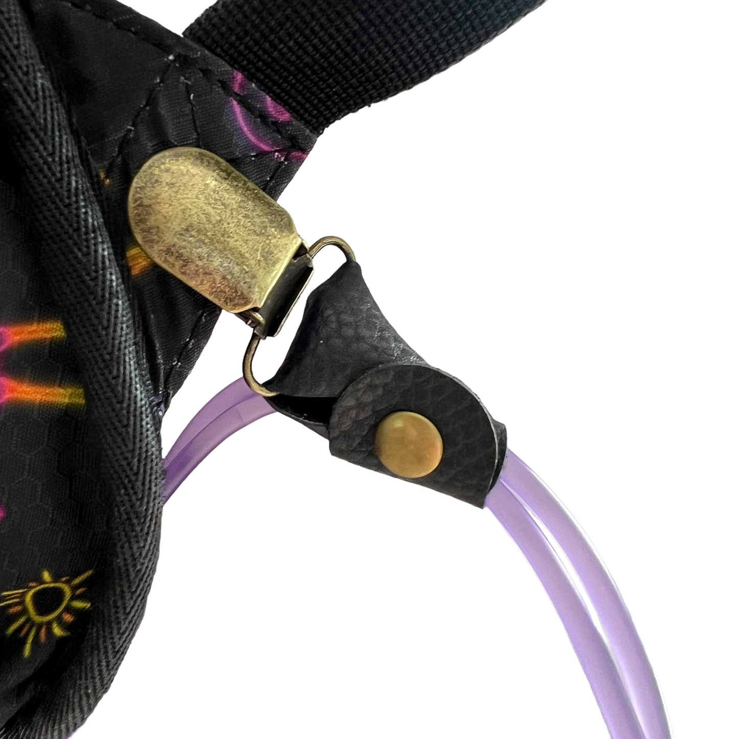Leather Tubie Clip / Handbag Accessory SPIRIT SPARKPLUGS
