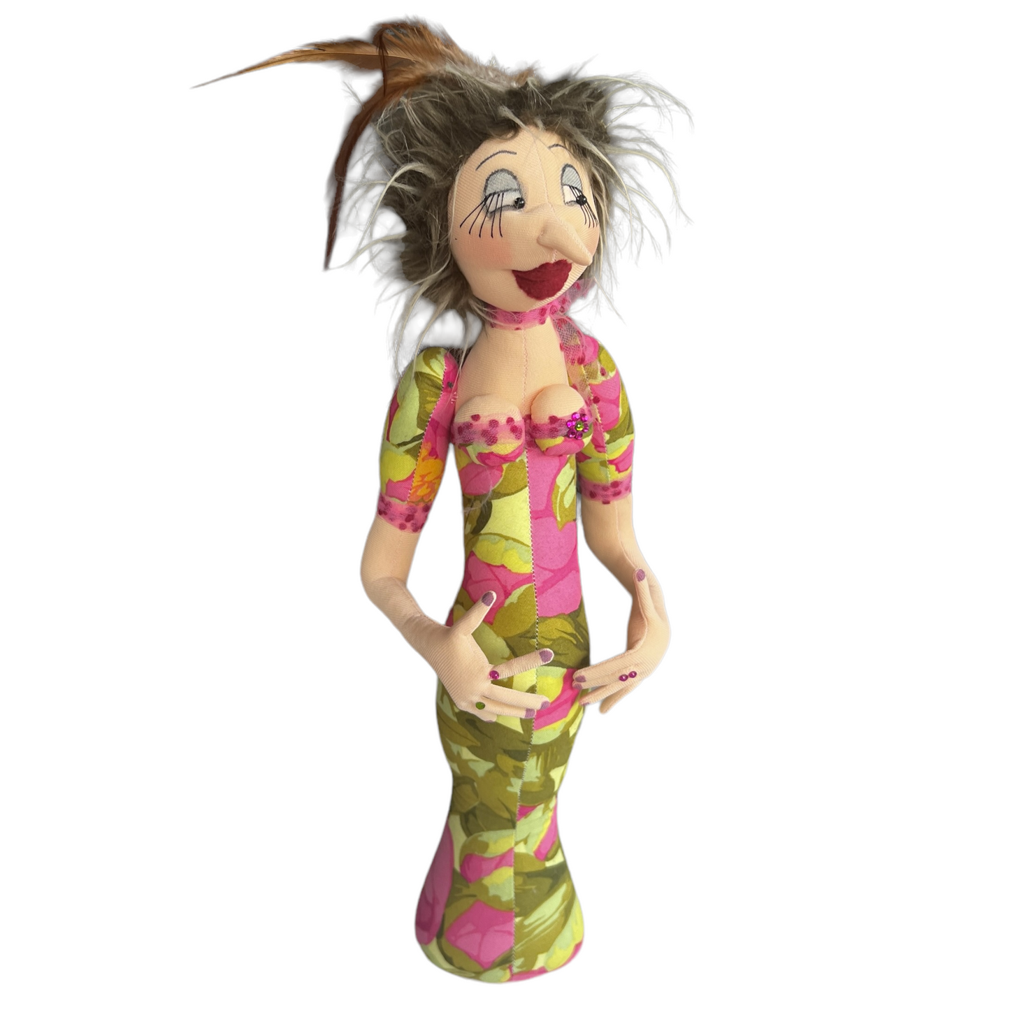 Standing Tall Woman Splash Quilting