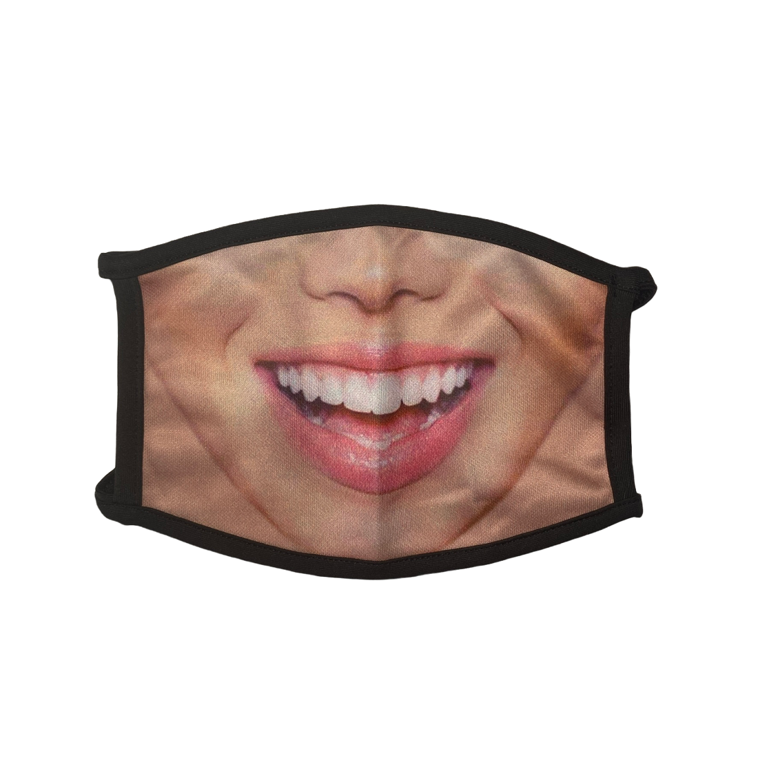 Adult Reusable Fabric Cotton Masks Mask SPIRIT SPARKPLUGS Woman's Smile