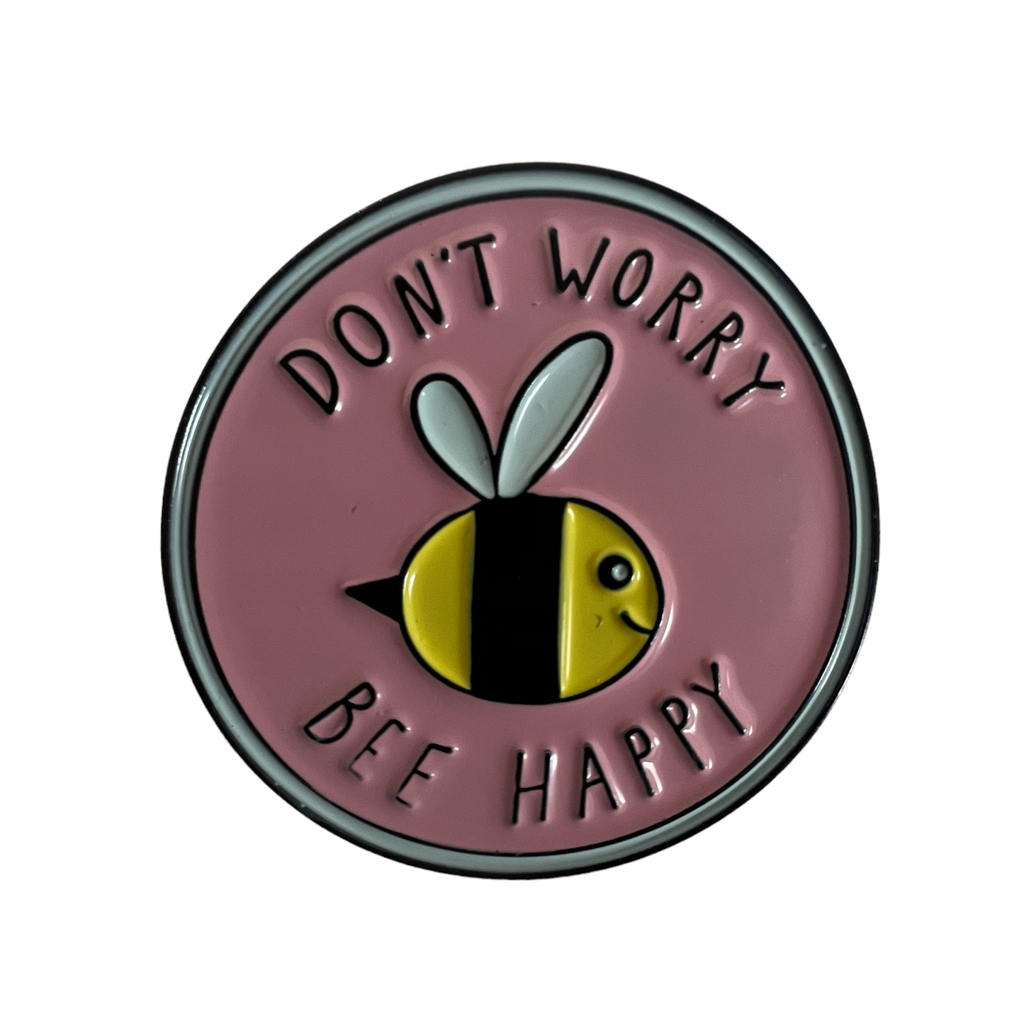 Pin — 'Dont Worry, Bee Happy!’ SPIRIT SPARKPLUGS