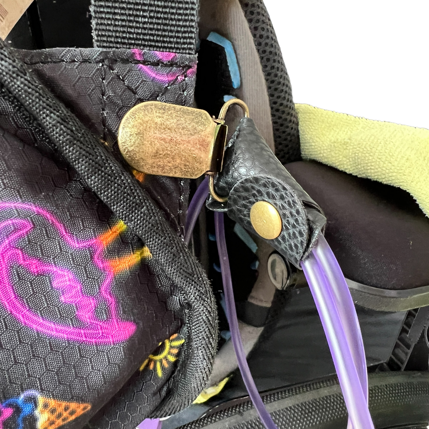 Leather Tubie Clip / Handbag Accessory SPIRIT SPARKPLUGS