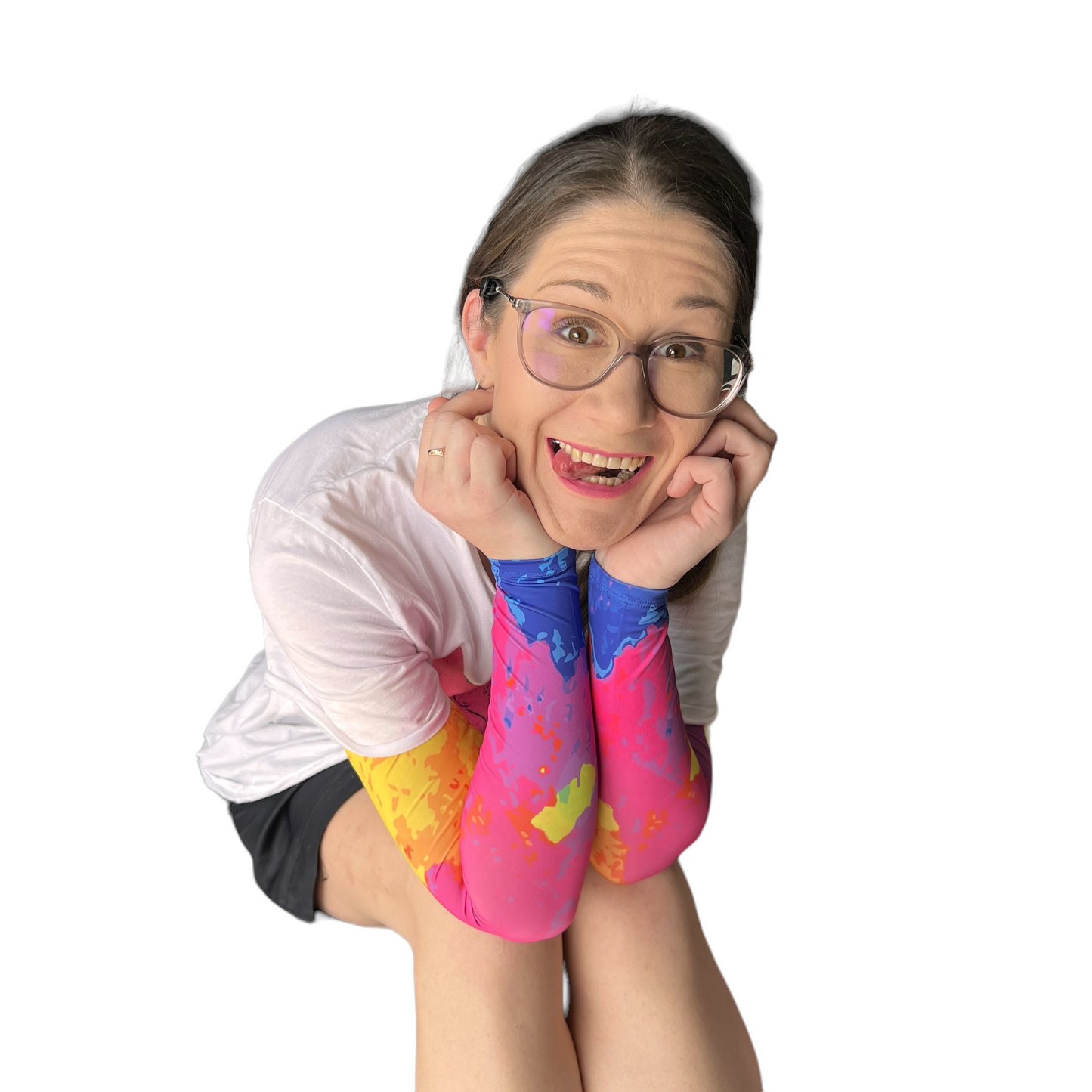 UV Sleeve — Rainbow SPIRIT SPARKPLUGS Size: Small
