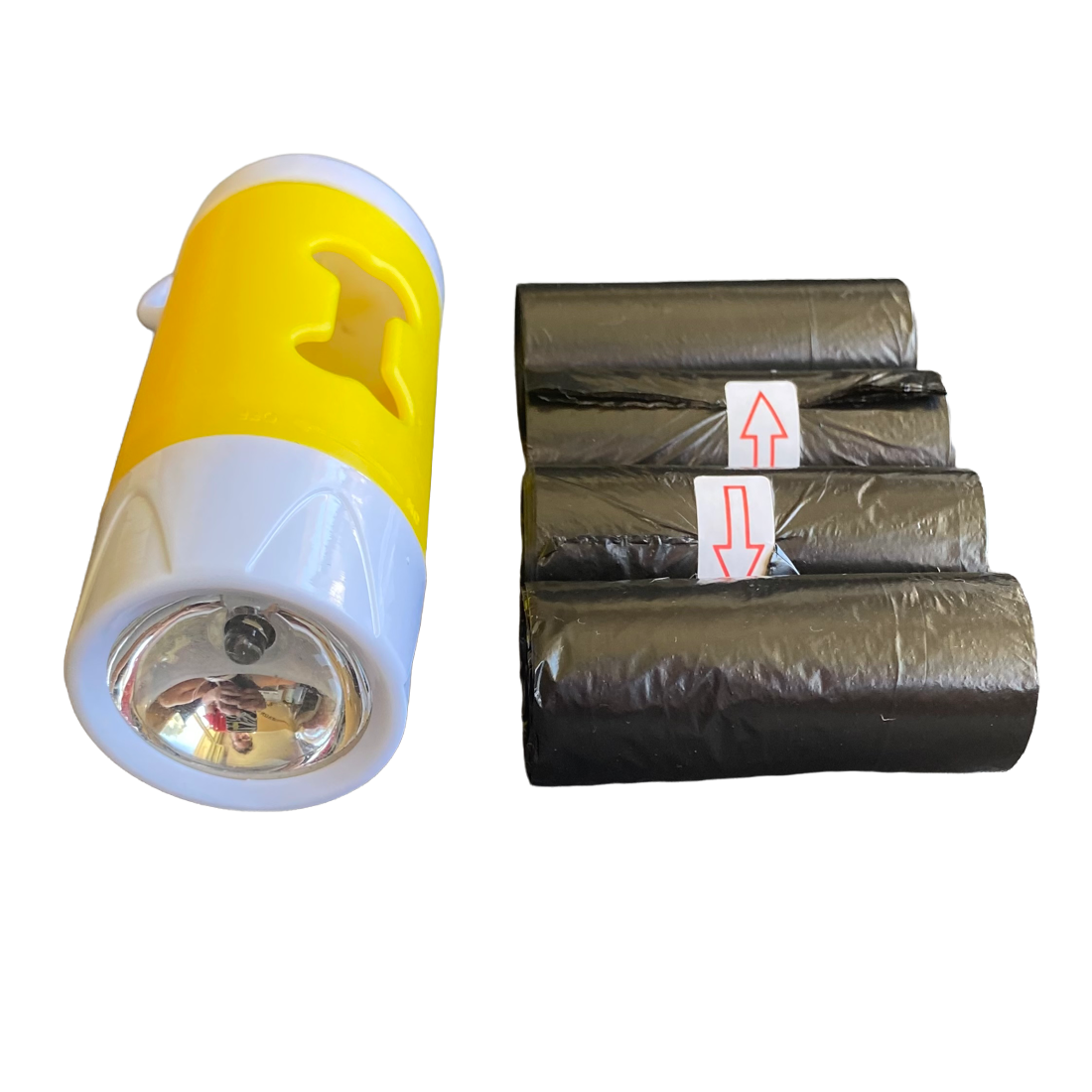 Mini Rubbish Bag Dispenser SPIRIT SPARKPLUGS Dispenser with 4 Rolls