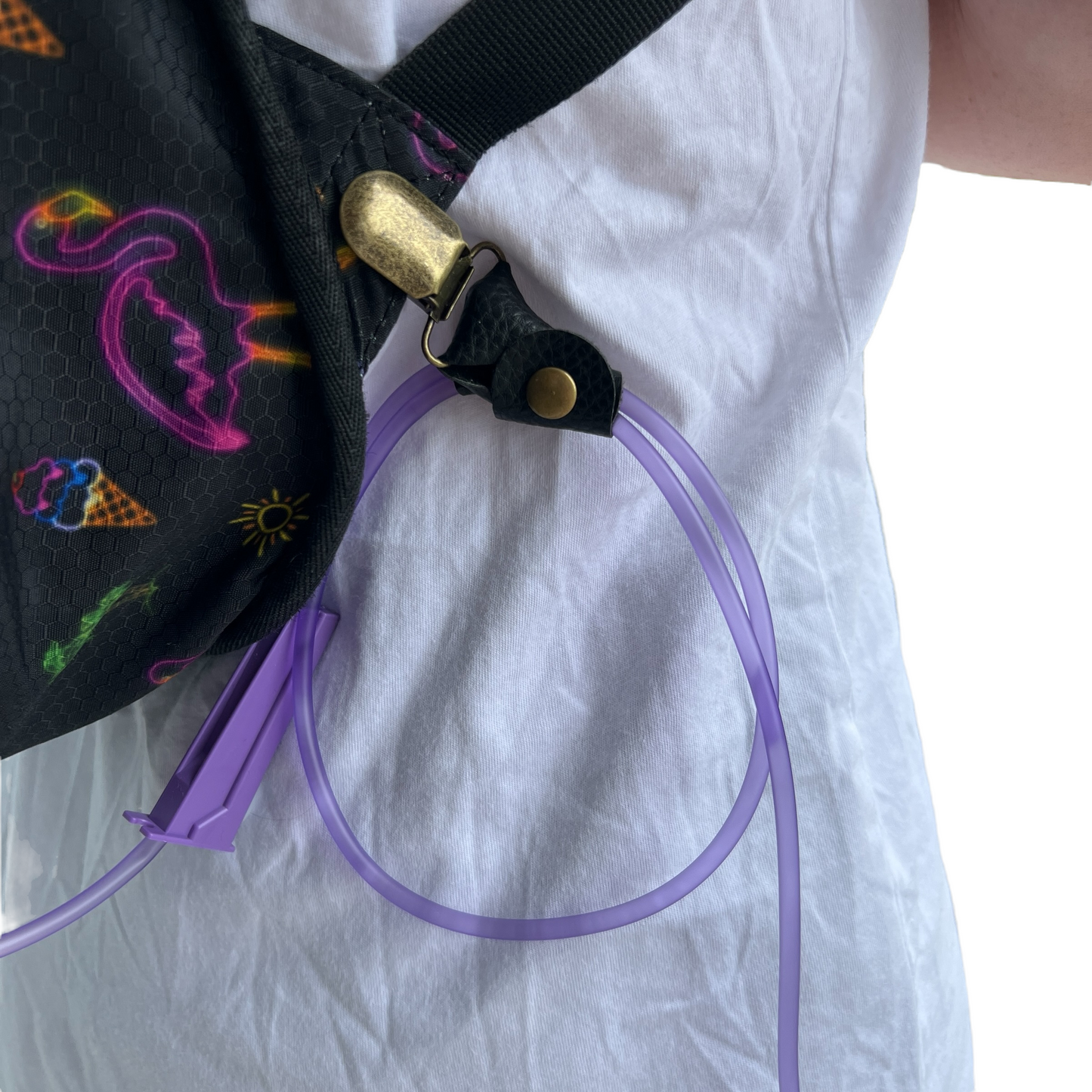 Leather Tubie Clip / Handbag Accessory SPIRIT SPARKPLUGS