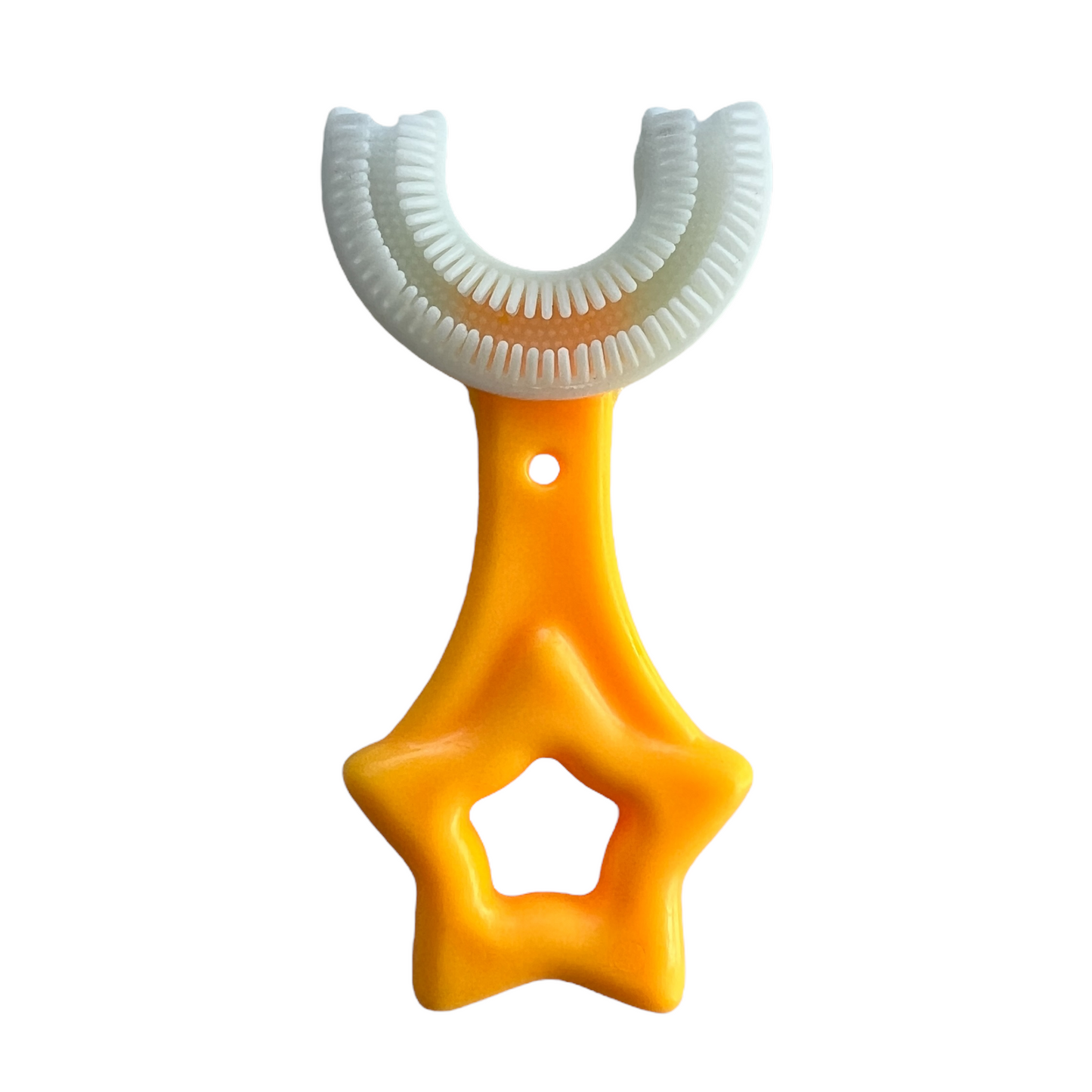 Kids “U” Whole Mouth Toothbrush SPIRIT SPARKPLUGS Yellow Star Small