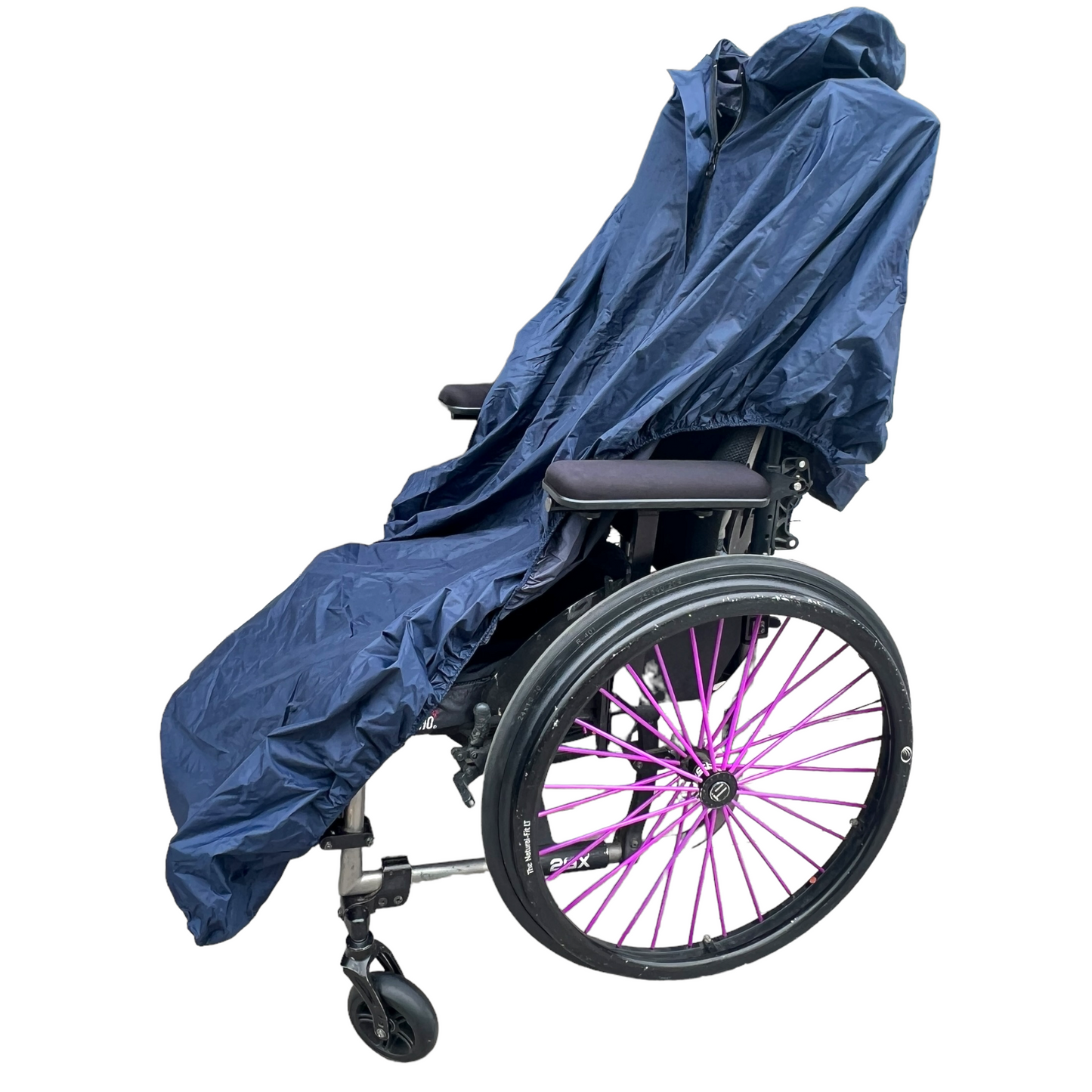 💎 Wheelchair Rain Poncho SPIRIT SPARKPLUGS Black