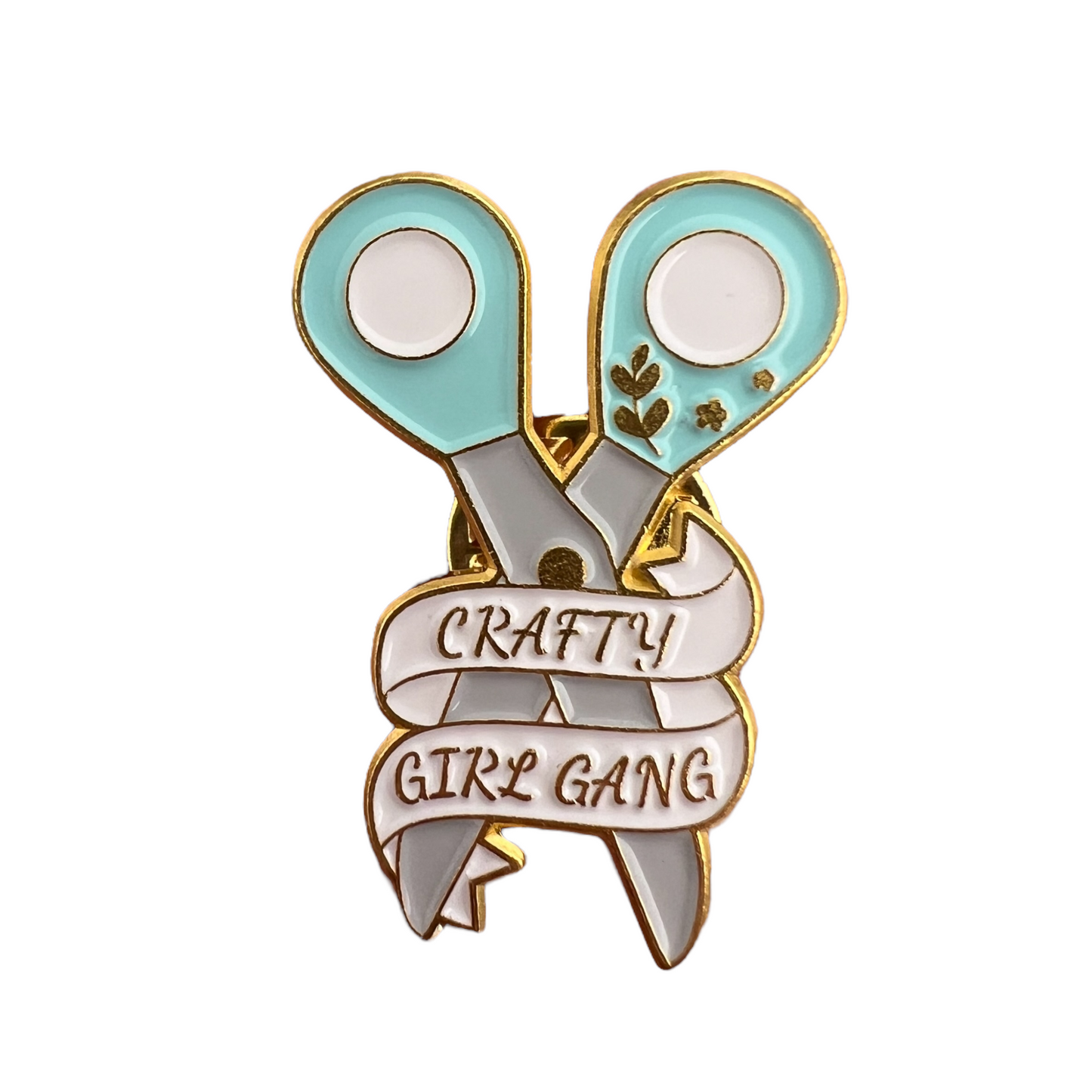 Pin — Scissors ‘Crafty Girl Gang’