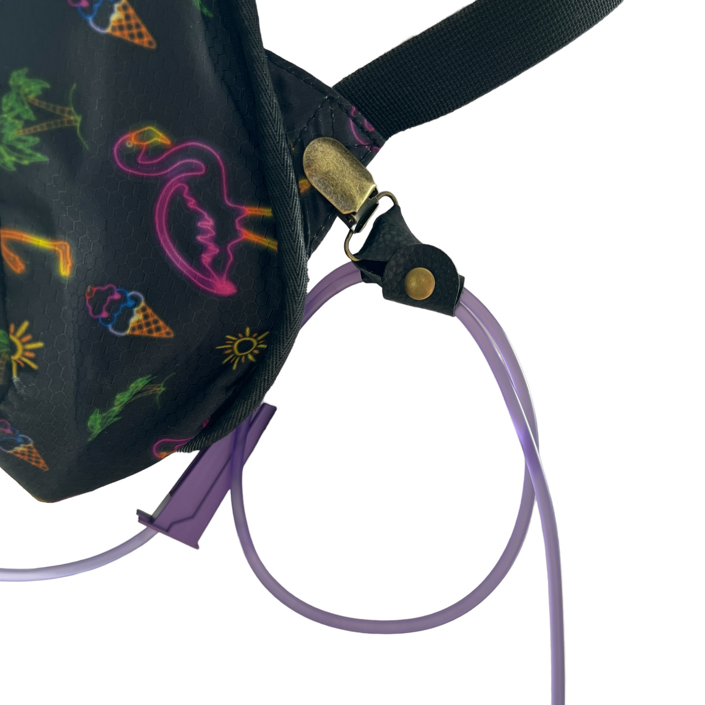 Leather Tubie Clip / Handbag Accessory SPIRIT SPARKPLUGS