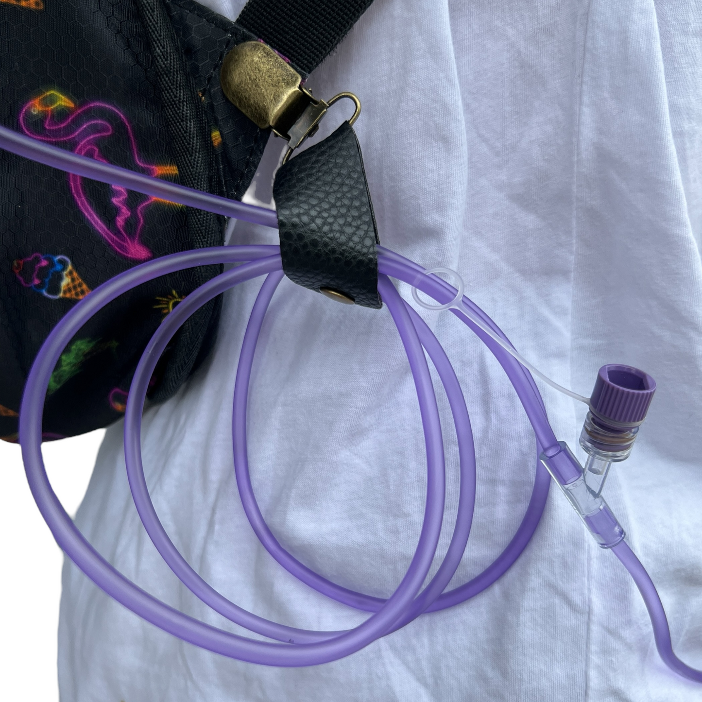 Leather Tubie Clip / Handbag Accessory SPIRIT SPARKPLUGS