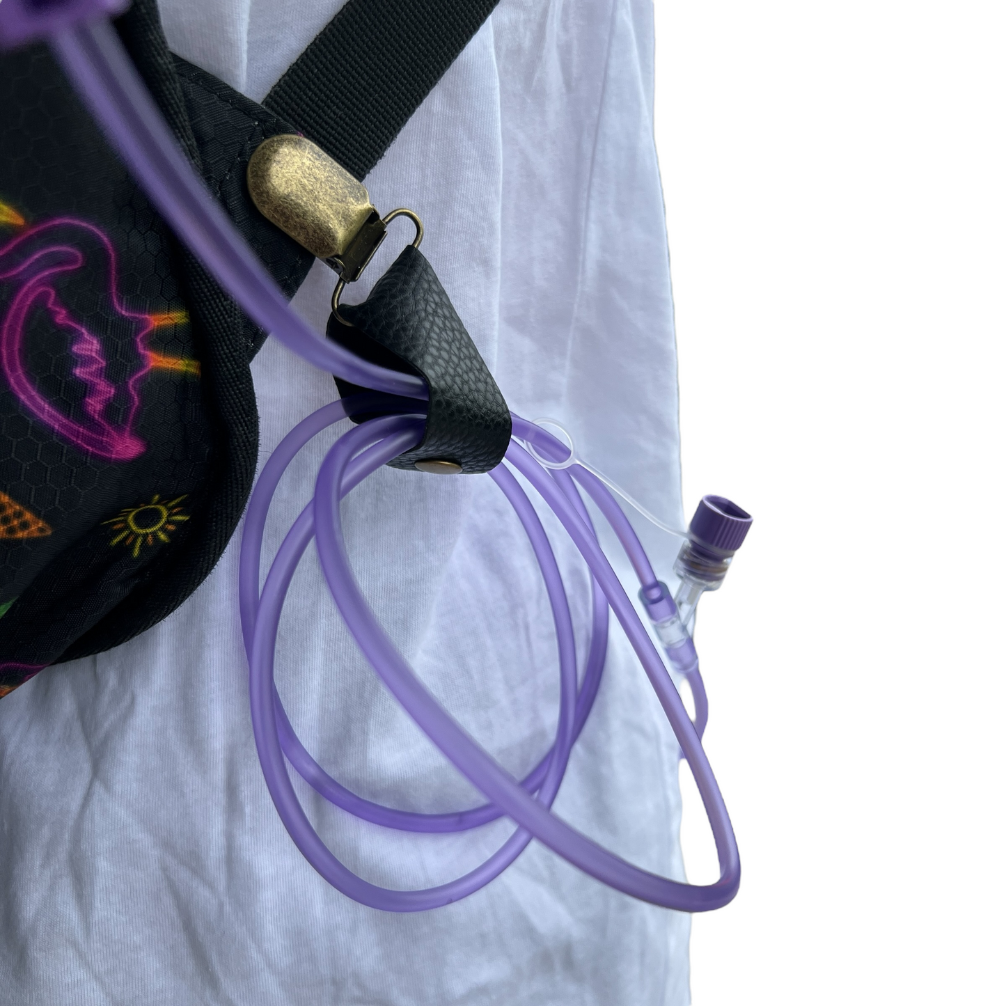Leather Tubie Clip / Handbag Accessory SPIRIT SPARKPLUGS