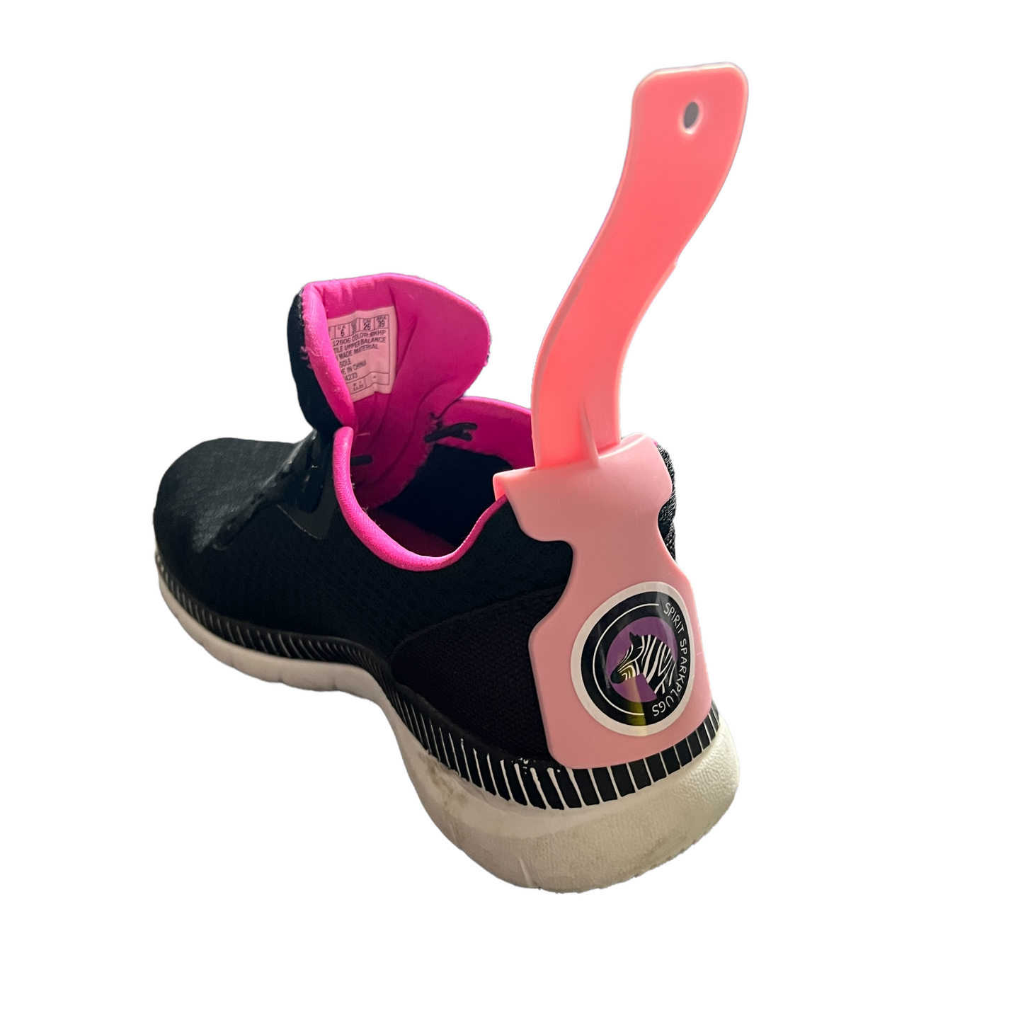 Easy On Easy Off Shoe Horn SPIRIT SPARKPLUGS Pink