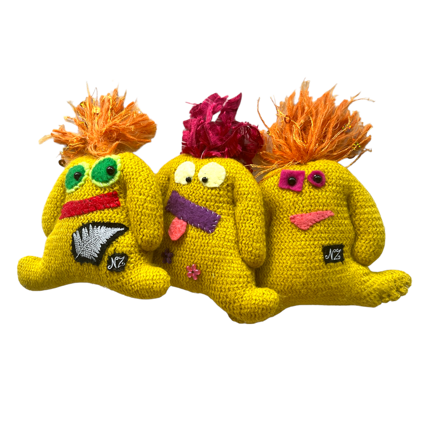 Troll Series, Mini Knitted Dolls Splash Quilting