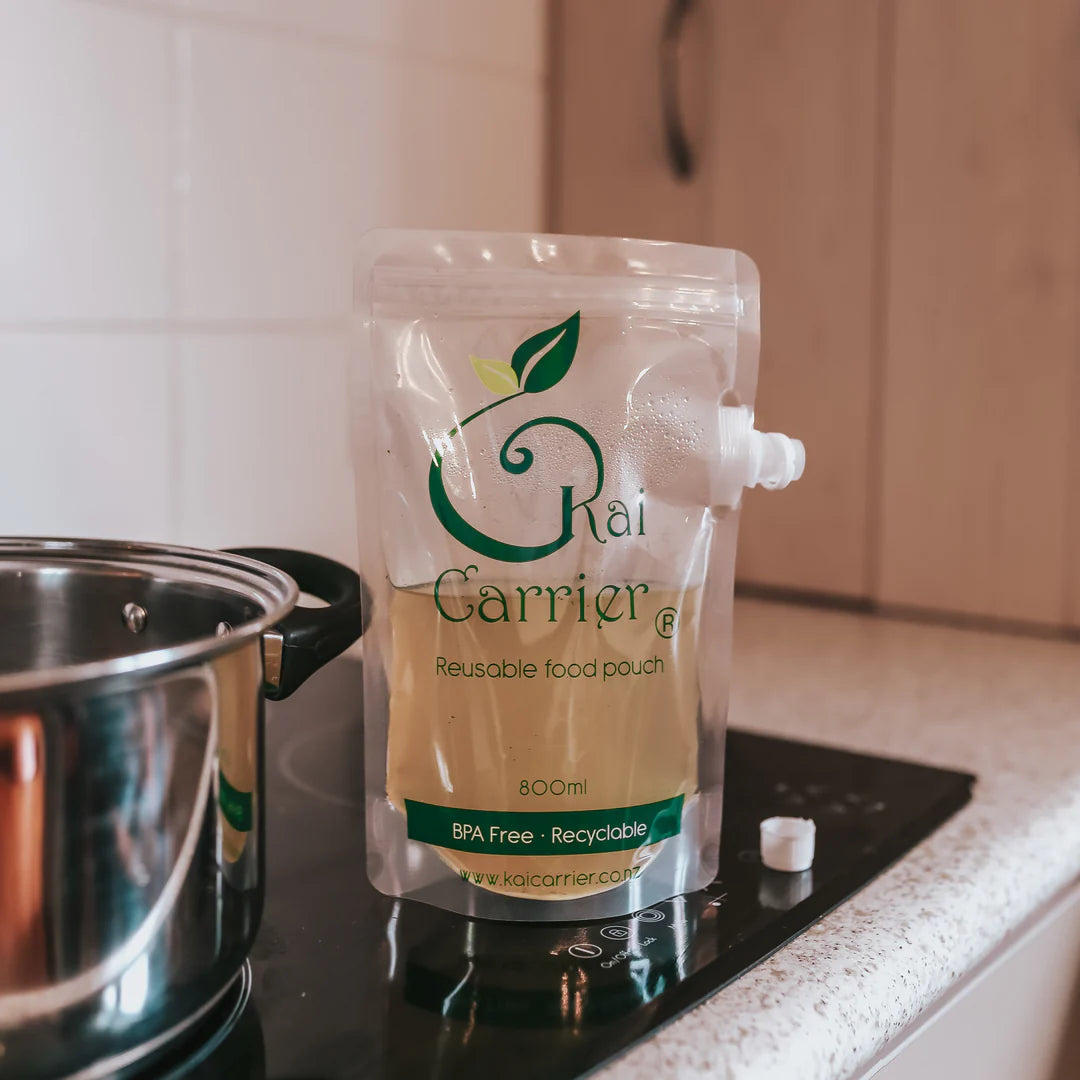 Kai Carrier Bags — 800ml Reusable Food Pouch